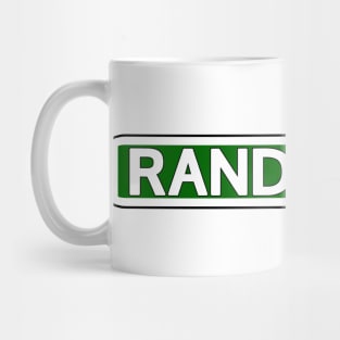 Random Rd Street Sign Mug